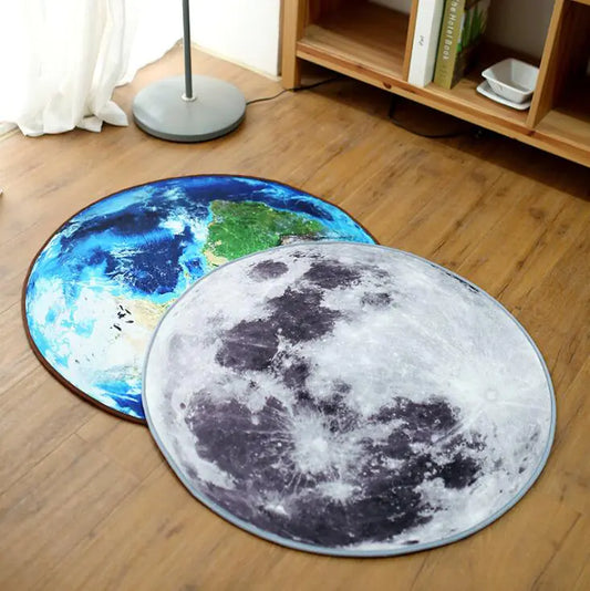 Erde und Mond Rug